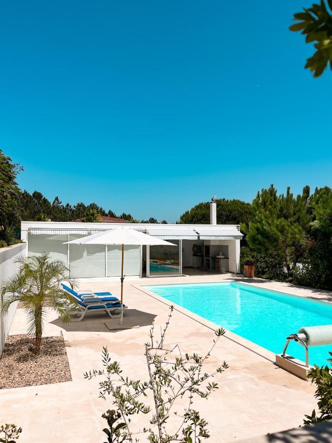 Edles Apartment In Architektenvilla Mit Grossem Pool, Sauna, Dachterrasse Und Malerischem Garten Pataias Luaran gambar